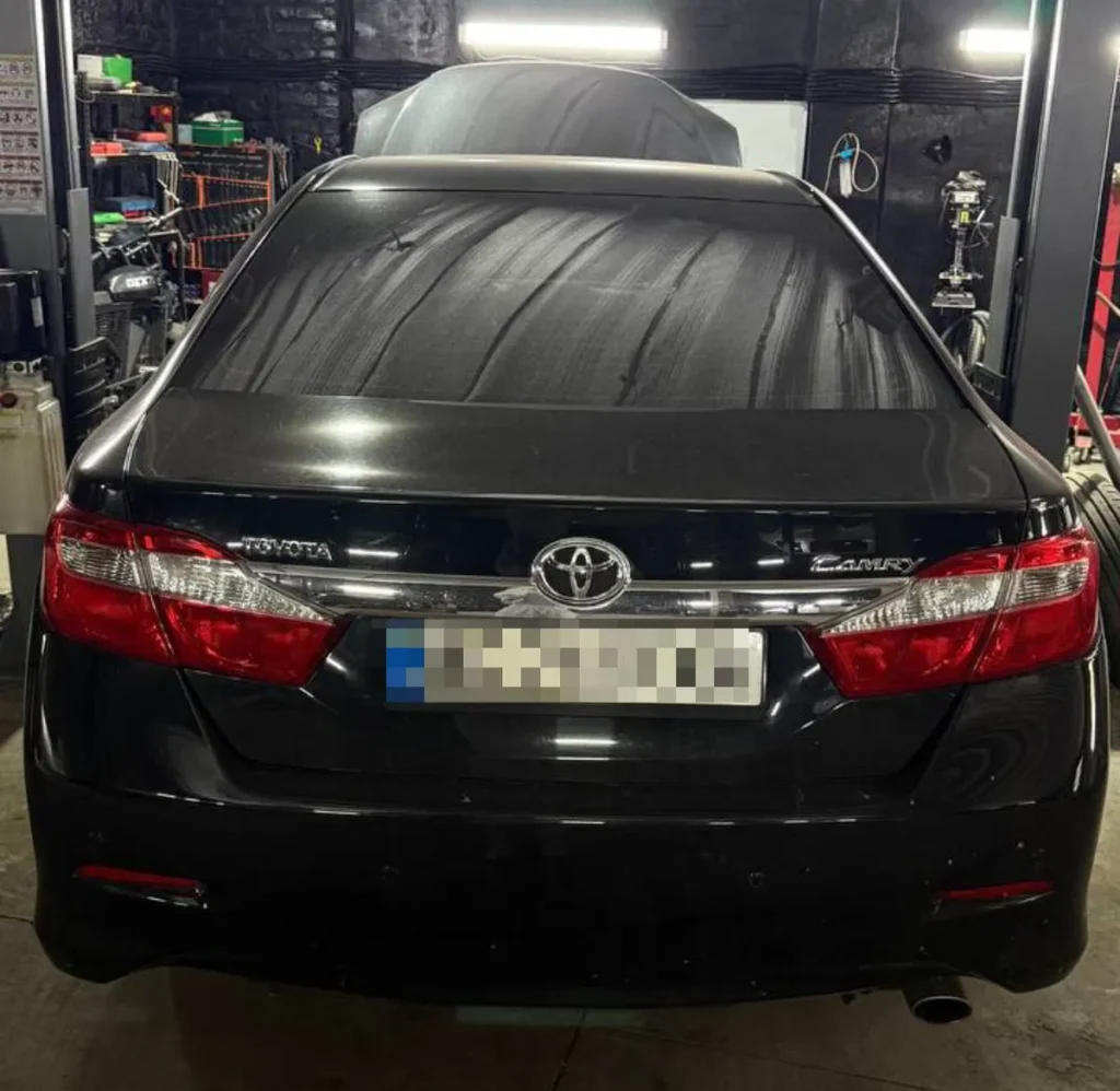 Toyota Camry 2014 Замена ГРМ, водяной помпы и полная замена антифриза